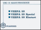 ART.LM36-Manuali uso e manutenzione  Vespa 50 - 50 Special - 50 Elestart Sec. Serie